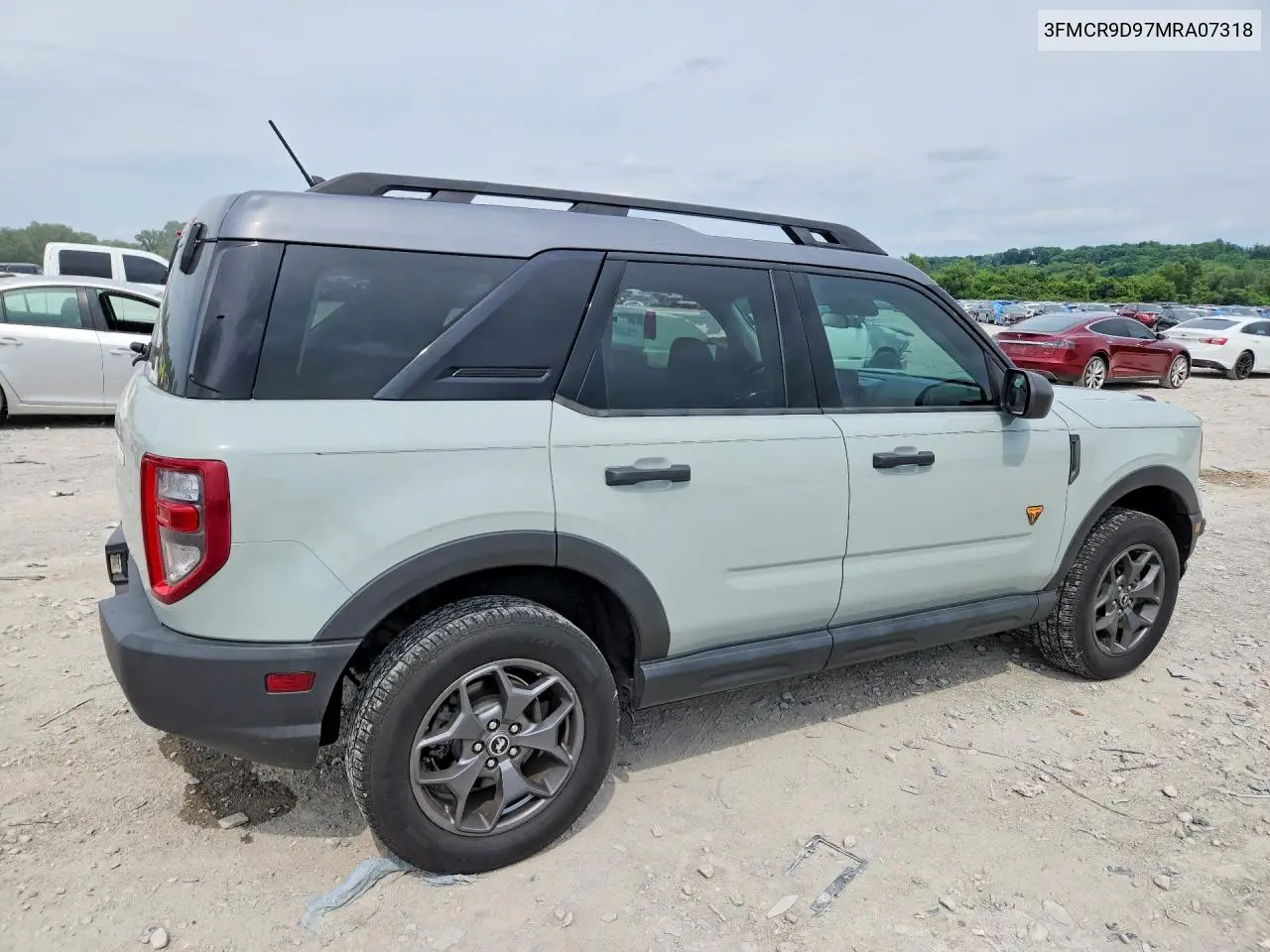 2021 Ford Bronco Sport Badlands VIN: 3FMCR9D97MRA07318 Lot: 58604746