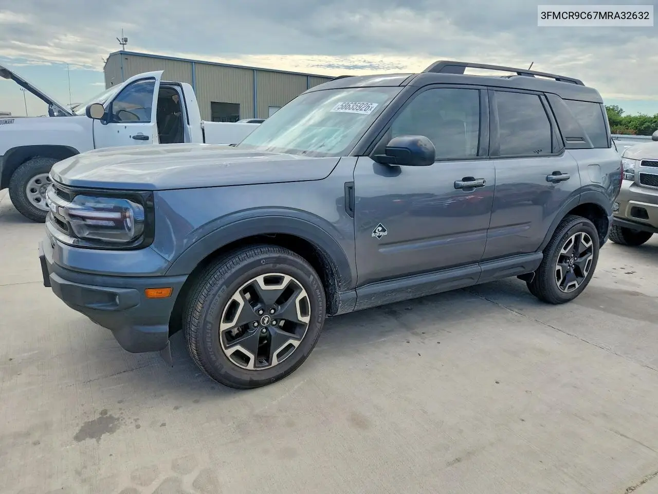 2021 Ford Bronco Sport Outer Banks VIN: 3FMCR9C67MRA32632 Lot: 58635926