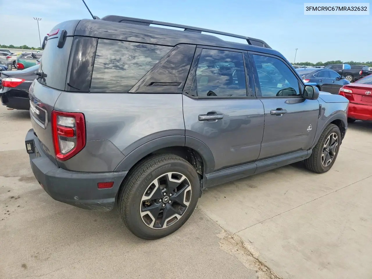 2021 Ford Bronco Sport Outer Banks VIN: 3FMCR9C67MRA32632 Lot: 58635926