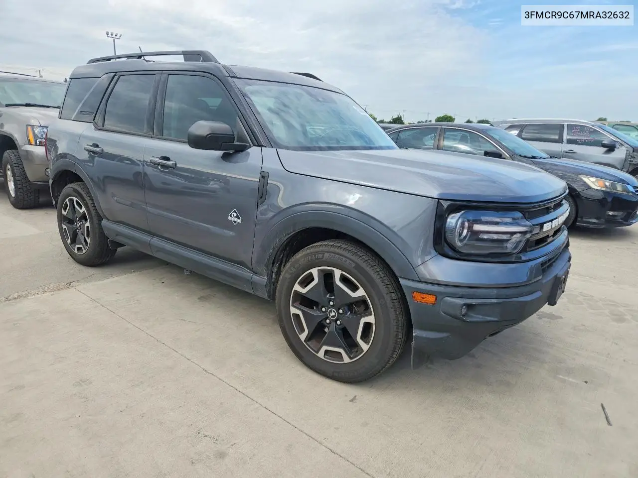 2021 Ford Bronco Sport Outer Banks VIN: 3FMCR9C67MRA32632 Lot: 58635926