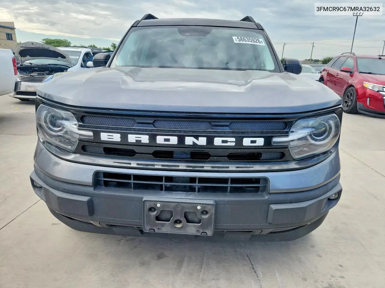 2021 Ford Bronco Sport Outer Banks VIN: 3FMCR9C67MRA32632 Lot: 58635926