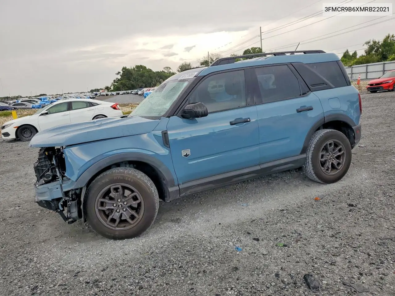 2021 Ford Bronco Sport Big Bend VIN: 3FMCR9B6XMRB22021 Lot: 58727686