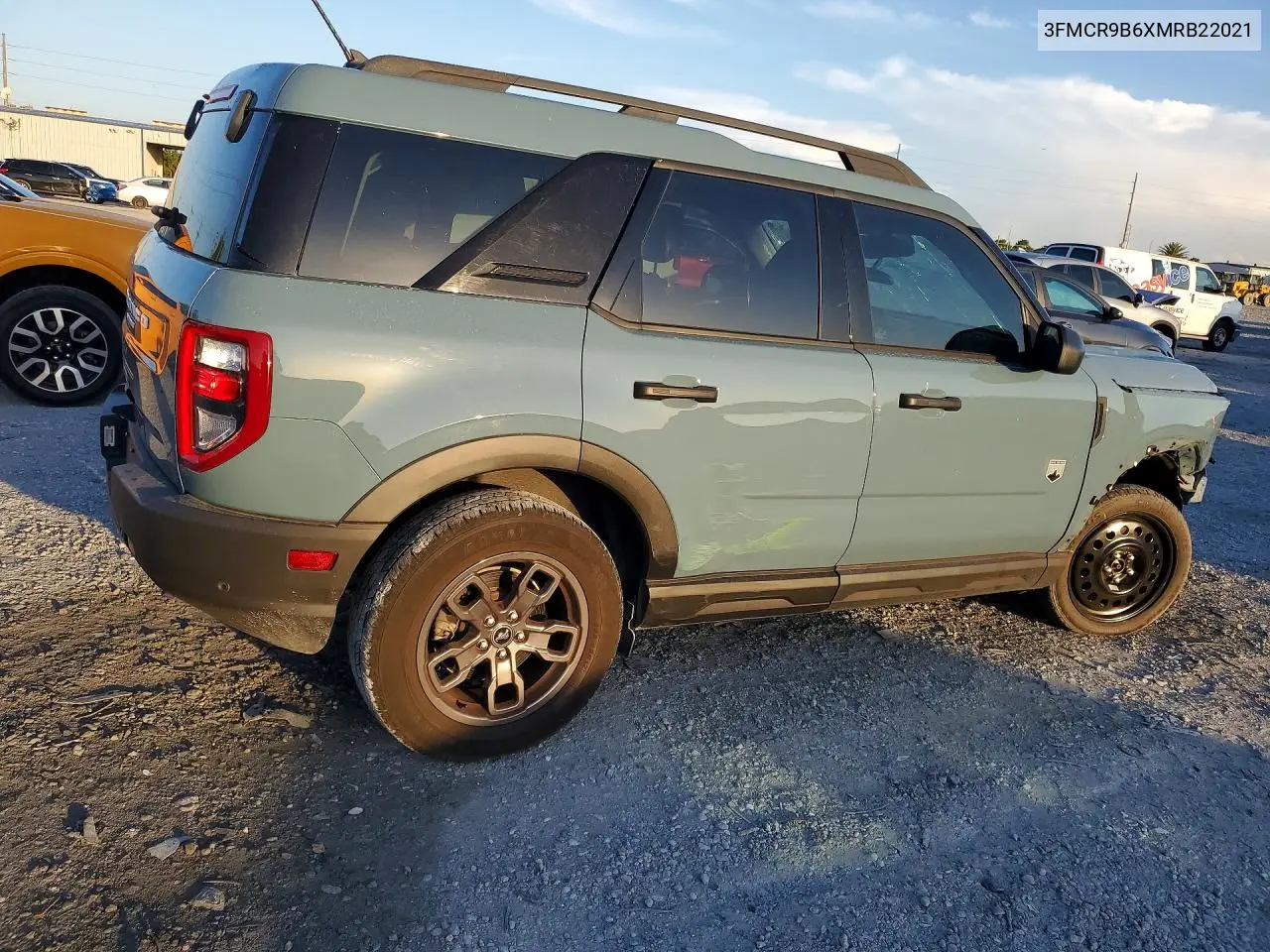 2021 Ford Bronco Sport Big Bend VIN: 3FMCR9B6XMRB22021 Lot: 58727686