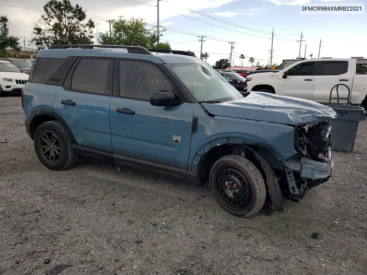 2021 Ford Bronco Sport Big Bend VIN: 3FMCR9B6XMRB22021 Lot: 58727686
