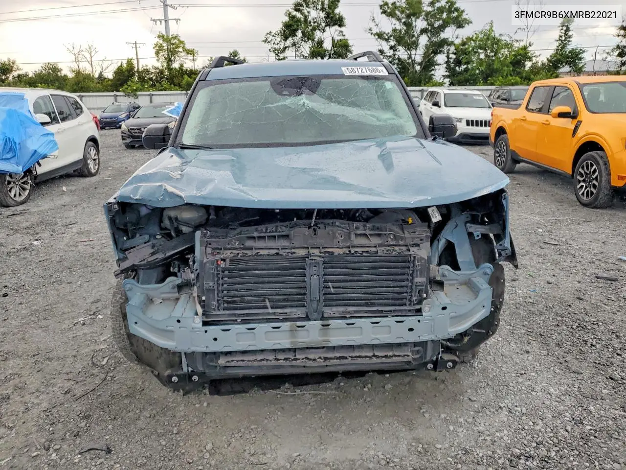 2021 Ford Bronco Sport Big Bend VIN: 3FMCR9B6XMRB22021 Lot: 58727686