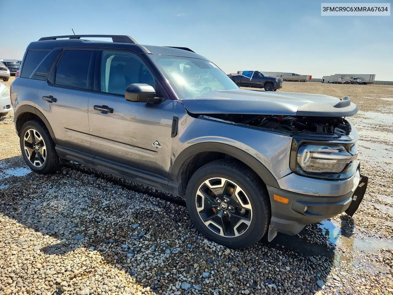 2021 Ford Bronco Sport Outer Banks VIN: 3FMCR9C6XMRA67634 Lot: 58806066