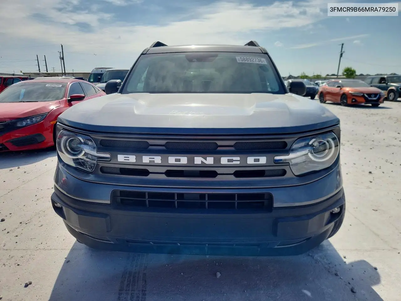 2021 Ford Bronco Sport Big Bend VIN: 3FMCR9B66MRA79250 Lot: 58892736