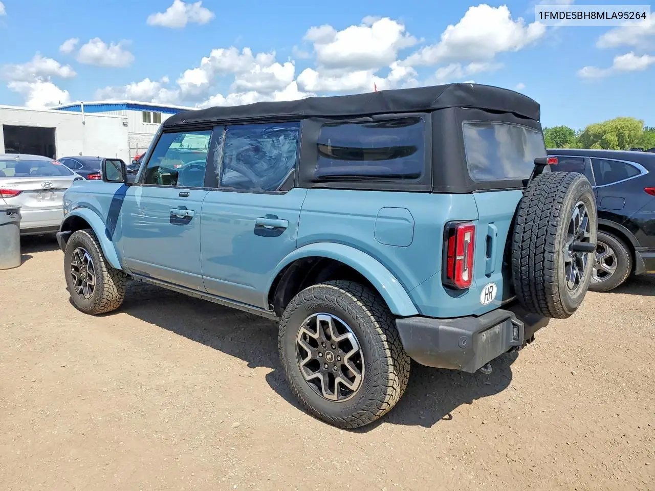 2021 Ford Bronco Base VIN: 1FMDE5BH8MLA95264 Lot: 59055946
