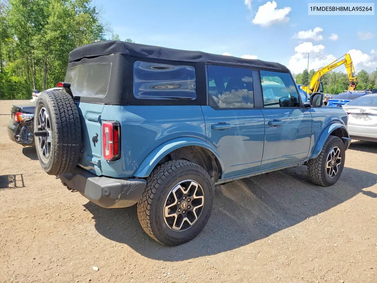 2021 Ford Bronco Base VIN: 1FMDE5BH8MLA95264 Lot: 59055946