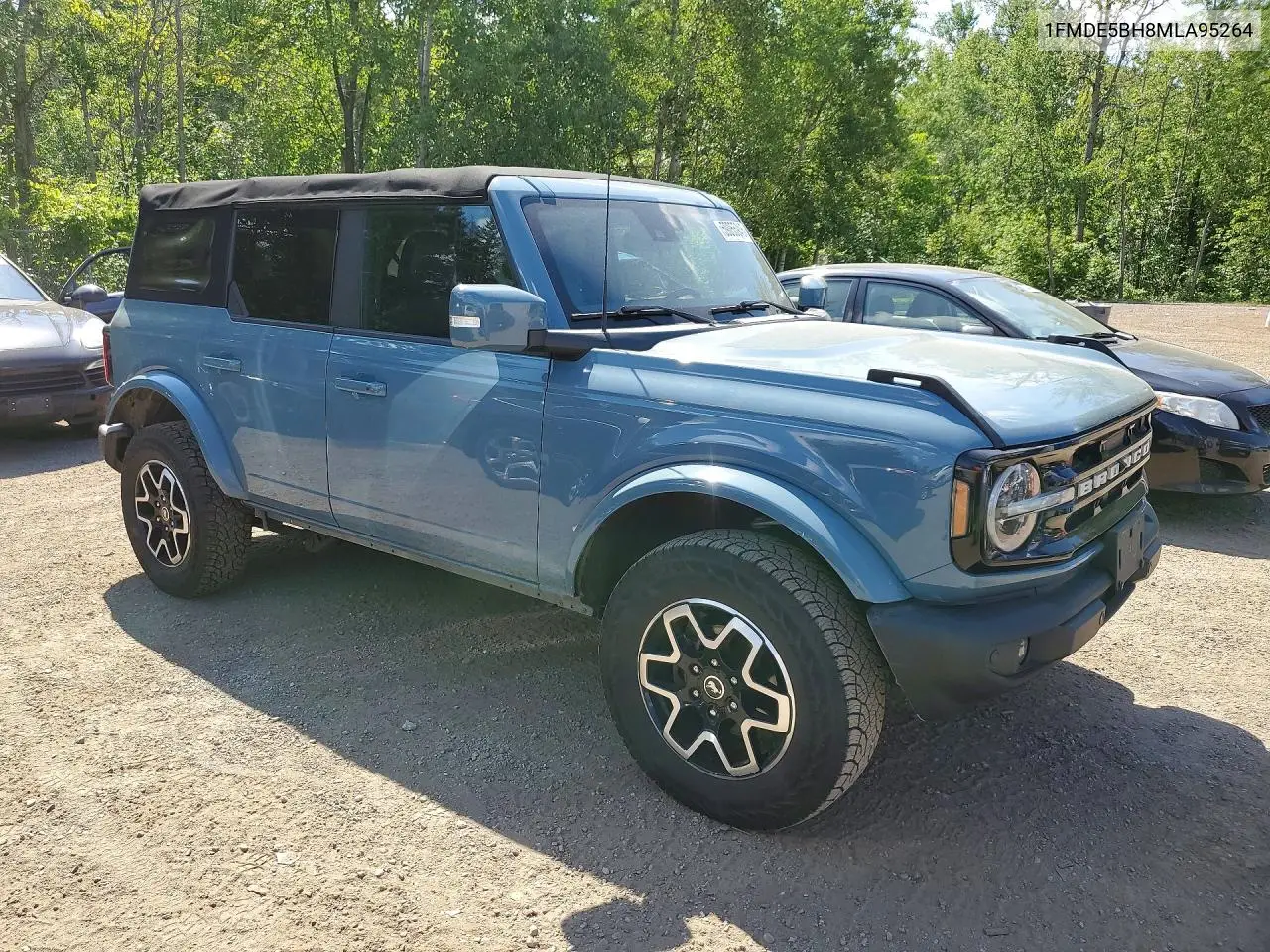2021 Ford Bronco Base VIN: 1FMDE5BH8MLA95264 Lot: 59055946