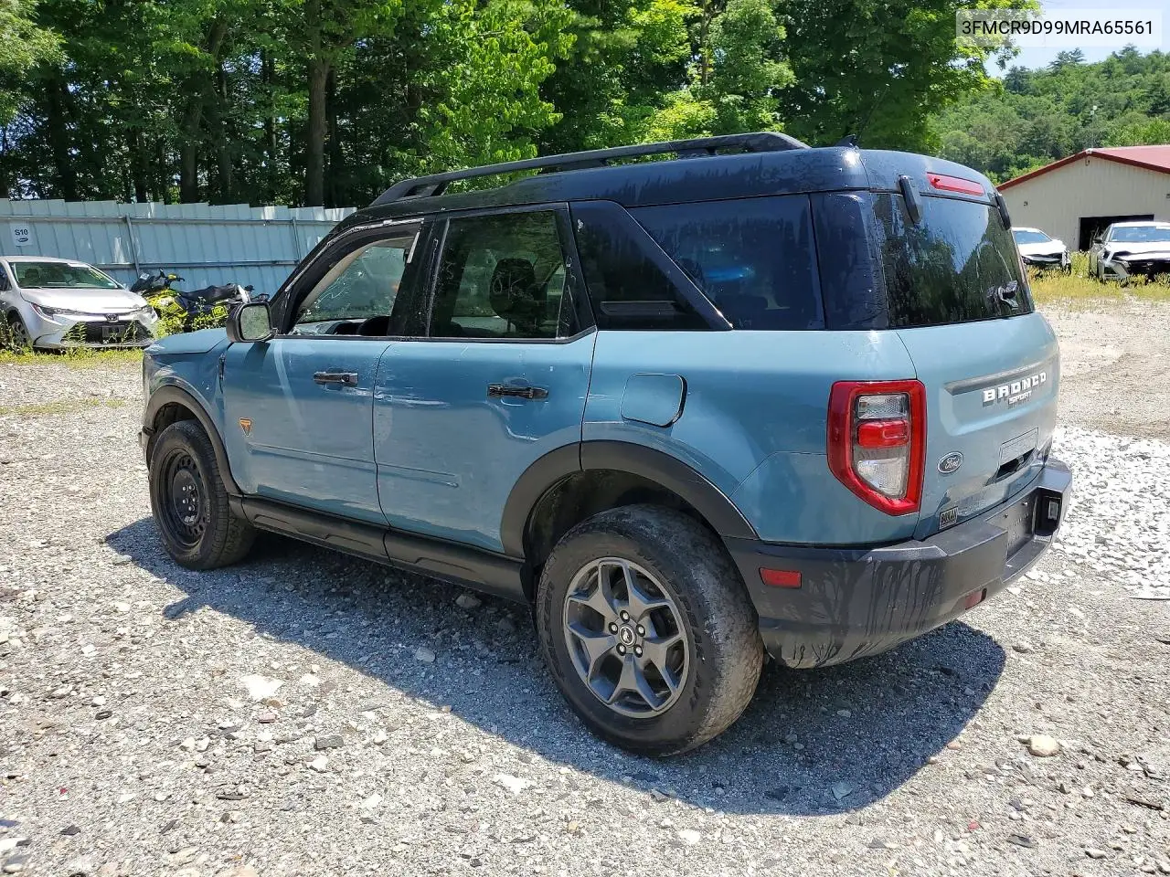 2021 Ford Bronco Sport Badlands VIN: 3FMCR9D99MRA65561 Lot: 59087056