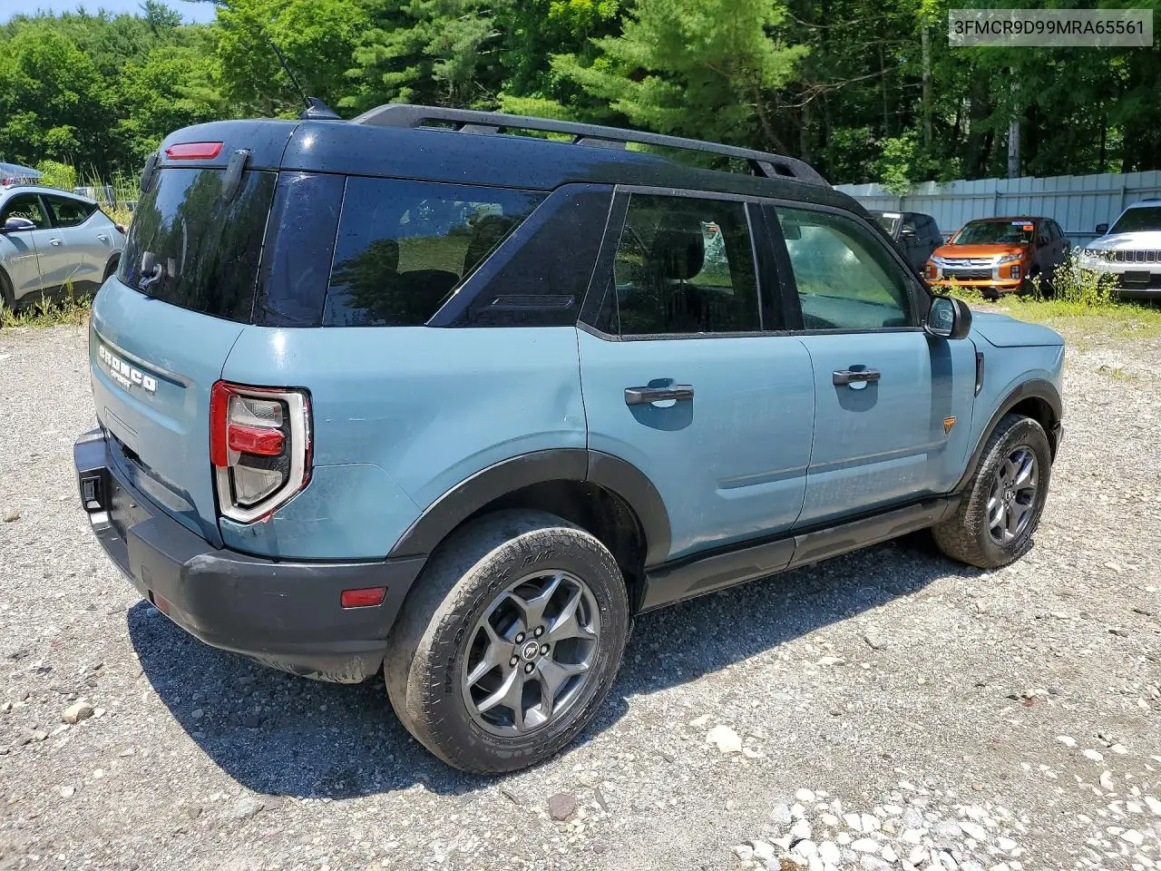 2021 Ford Bronco Sport Badlands VIN: 3FMCR9D99MRA65561 Lot: 59087056