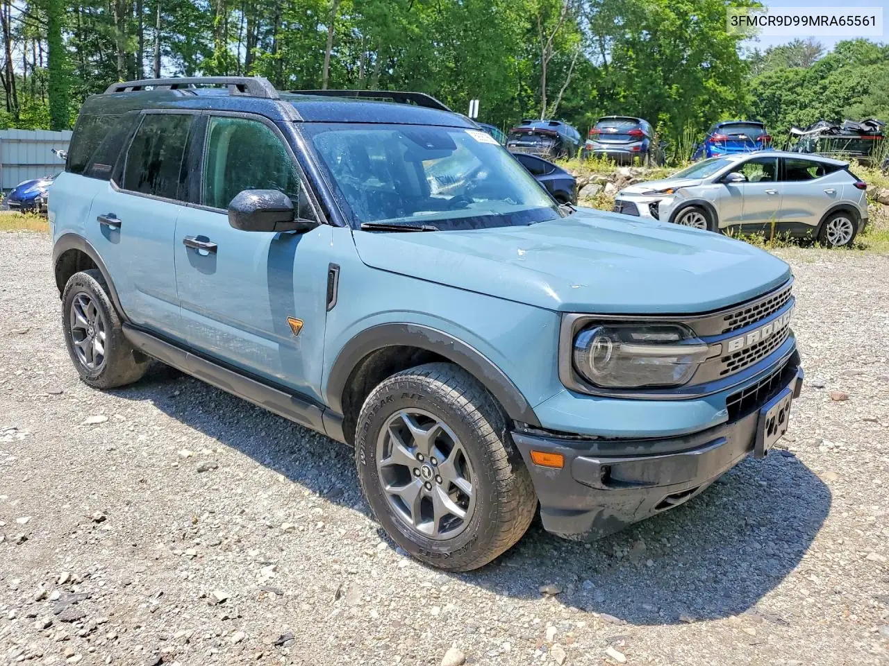2021 Ford Bronco Sport Badlands VIN: 3FMCR9D99MRA65561 Lot: 59087056