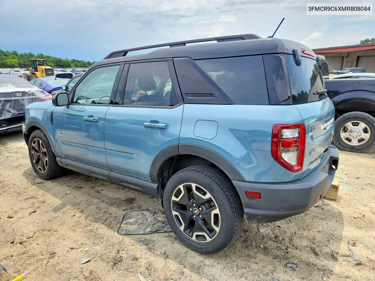 2021 Ford Bronco Sport Outer Banks VIN: 3FMCR9C6XMRB08084 Lot: 59097136