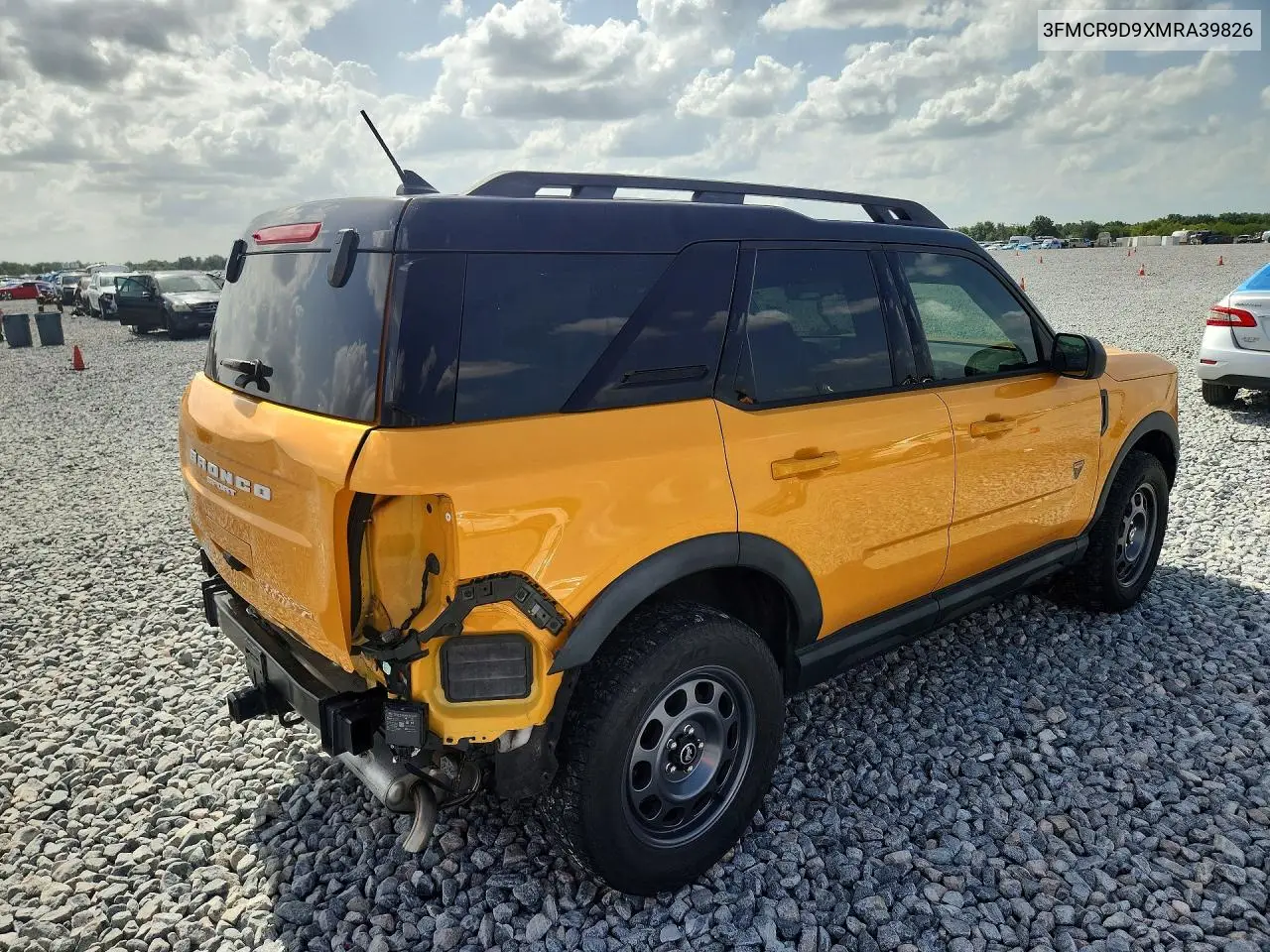2021 Ford Bronco Sport Badlands VIN: 3FMCR9D9XMRA39826 Lot: 59130236