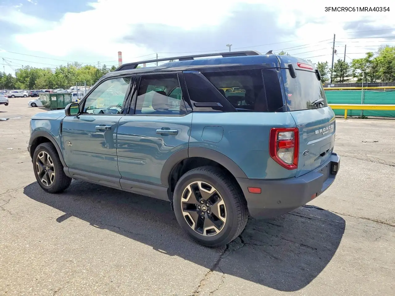 2021 Ford Bronco Sport Outer Banks VIN: 3FMCR9C61MRA40354 Lot: 59186786