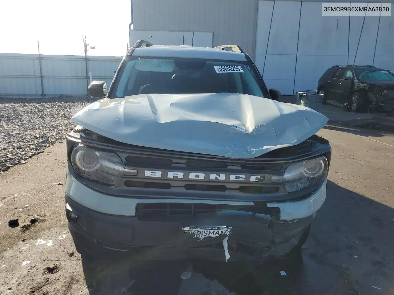 2021 Ford Bronco Sport Big Bend VIN: 3FMCR9B6XMRA63830 Lot: 59600296