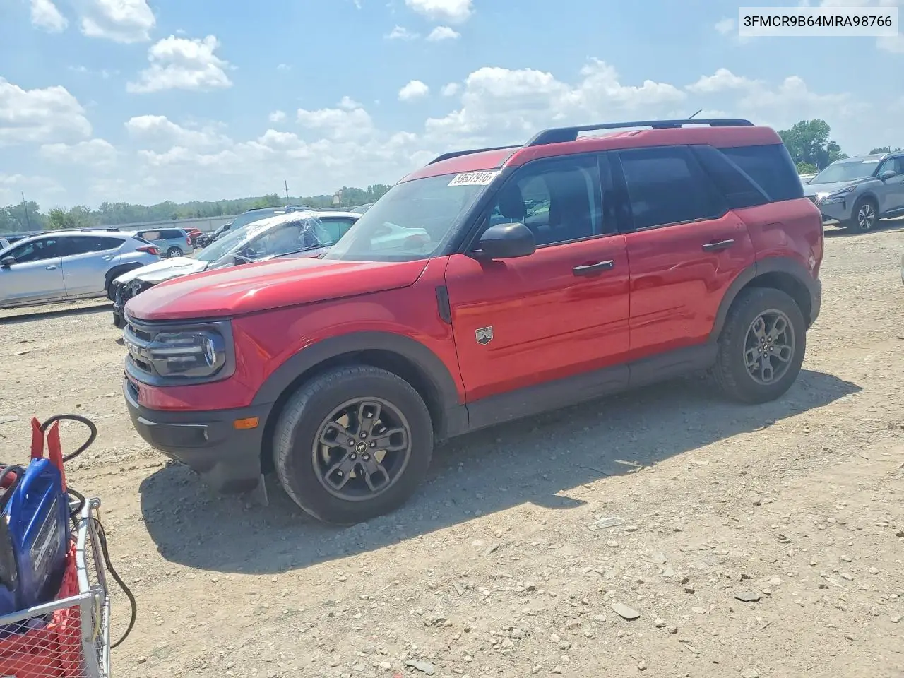 2021 Ford Bronco Sport Big Bend VIN: 3FMCR9B64MRA98766 Lot: 59637916