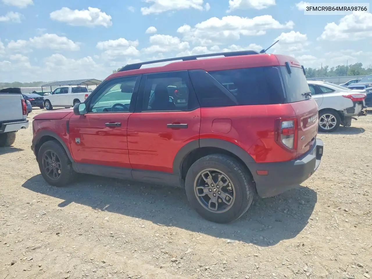 2021 Ford Bronco Sport Big Bend VIN: 3FMCR9B64MRA98766 Lot: 59637916