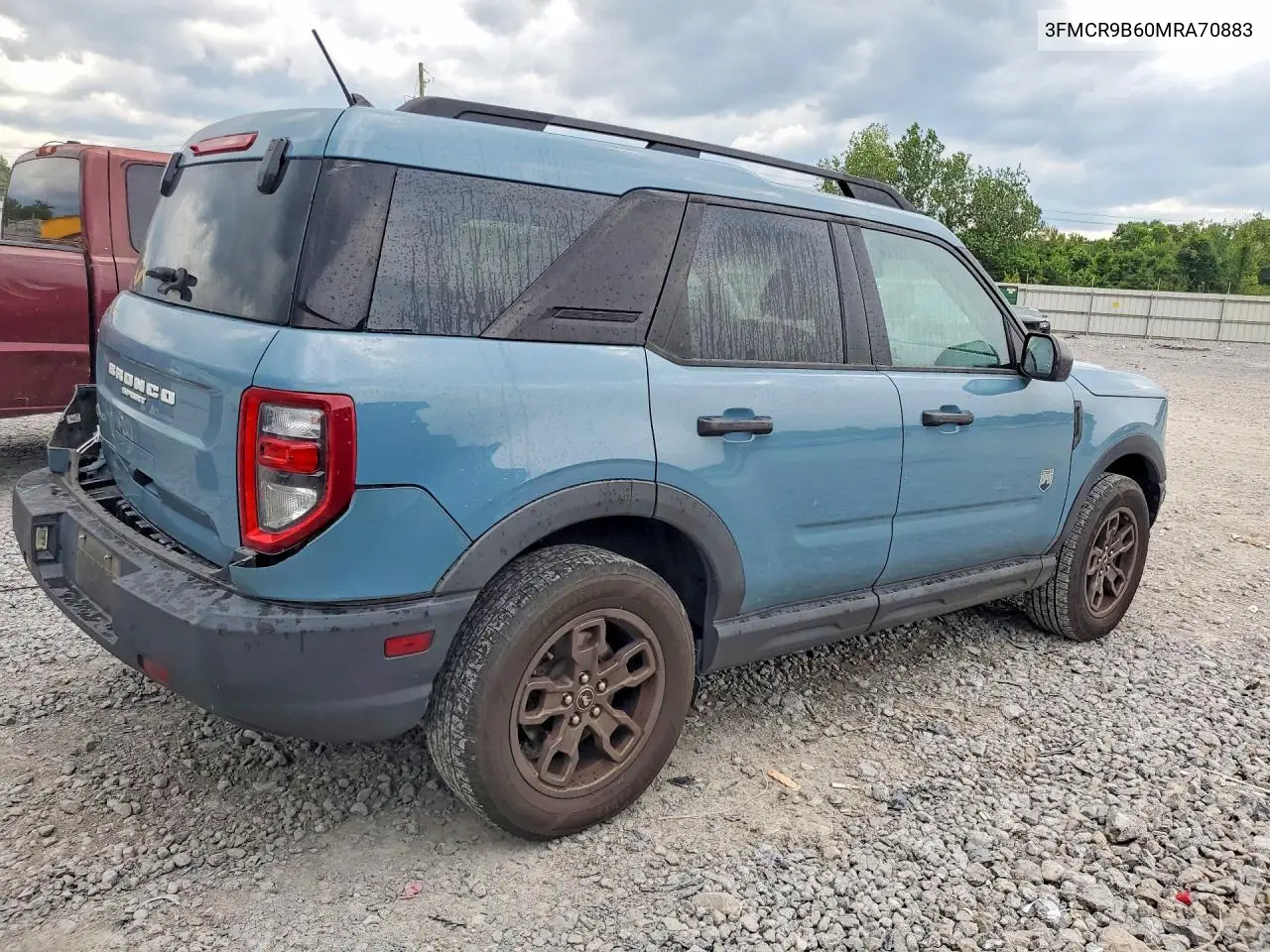 2021 Ford Bronco Sport Big Bend VIN: 3FMCR9B60MRA70883 Lot: 59649306