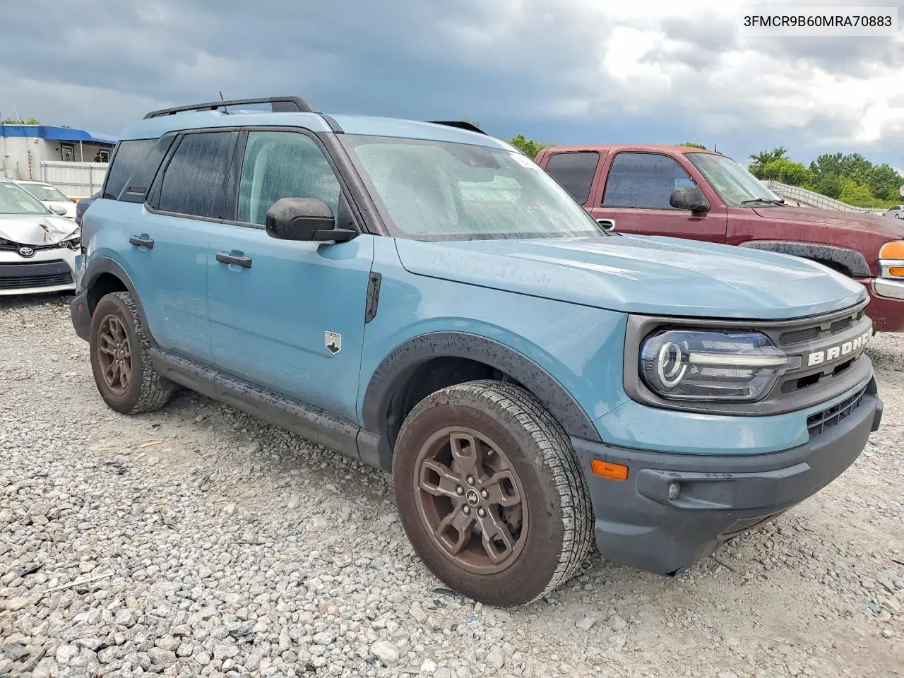 2021 Ford Bronco Sport Big Bend VIN: 3FMCR9B60MRA70883 Lot: 59649306