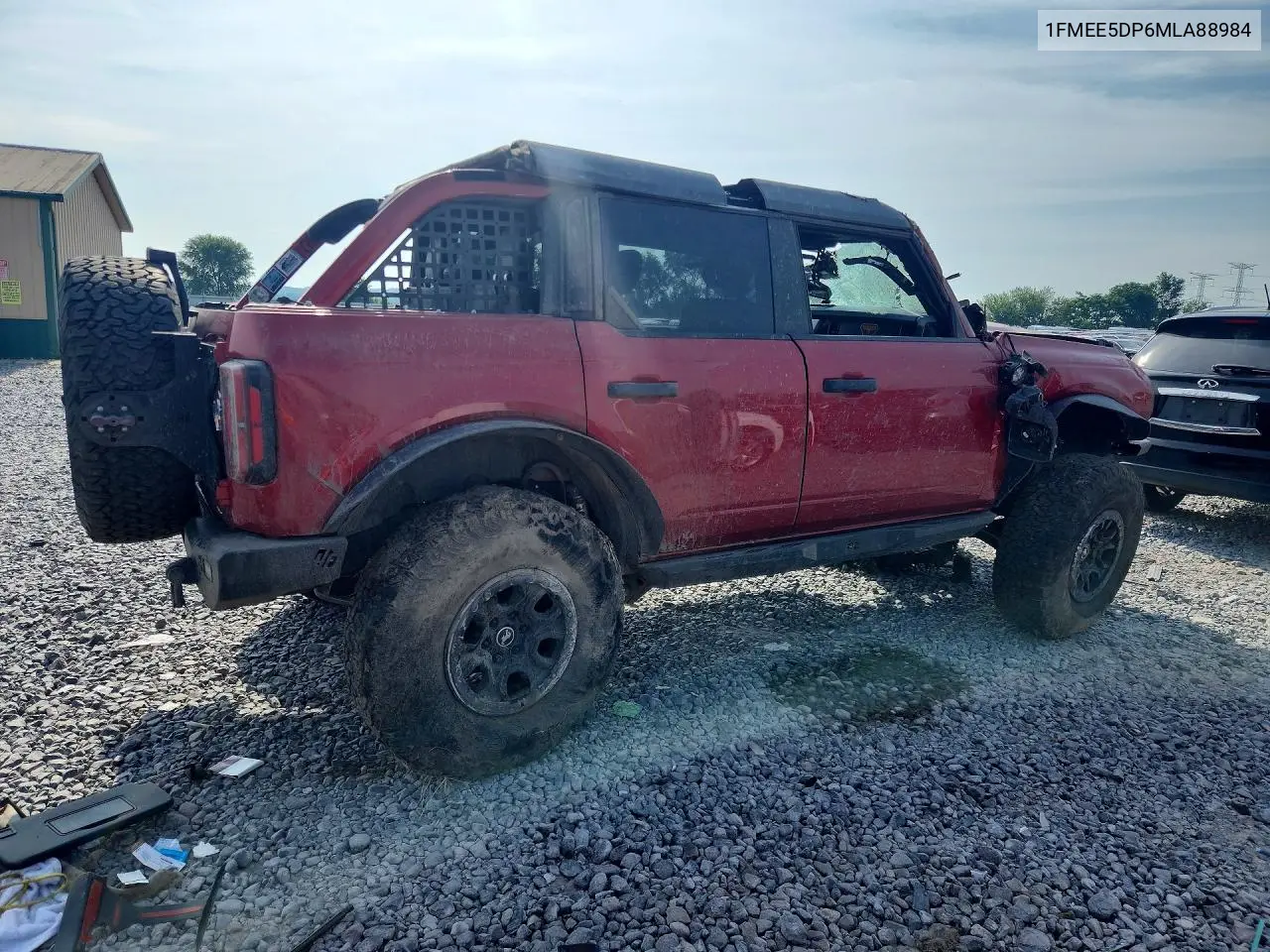 2021 Ford Bronco Base VIN: 1FMEE5DP6MLA88984 Lot: 59732866
