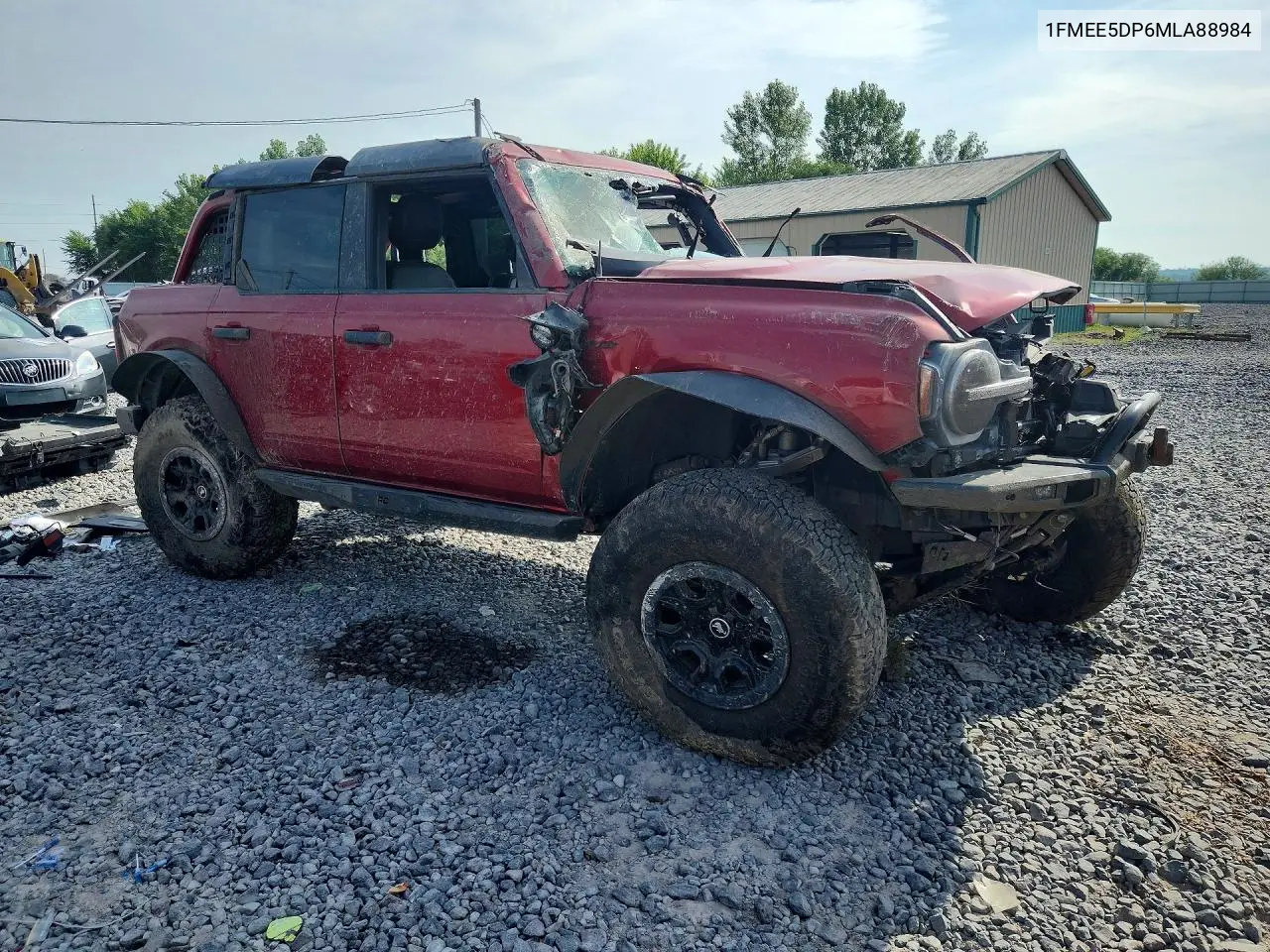2021 Ford Bronco Base VIN: 1FMEE5DP6MLA88984 Lot: 59732866