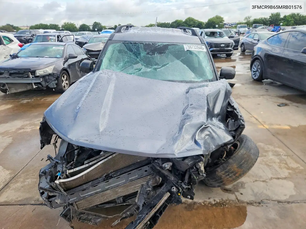 2021 Ford Bronco Sport Big Bend VIN: 3FMCR9B65MRB01576 Lot: 59733946