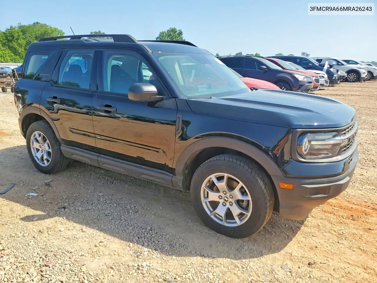 2021 Ford Bronco Sport VIN: 3FMCR9A66MRA26243 Lot: 59772796