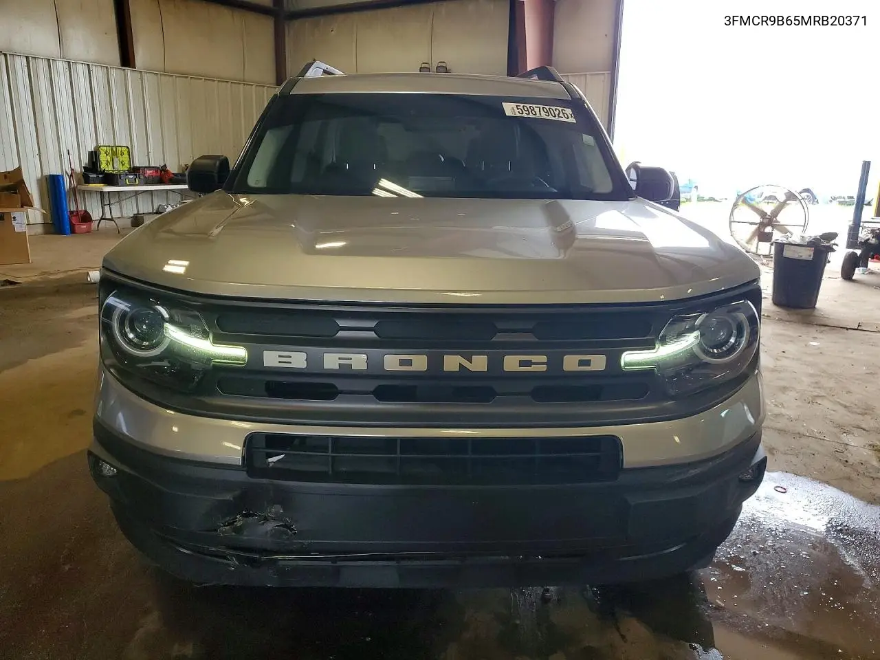 2021 Ford Bronco Sport Big Bend VIN: 3FMCR9B65MRB20371 Lot: 59879026