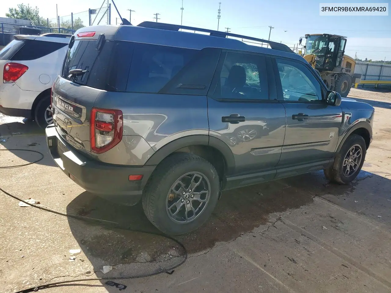 2021 Ford Bronco Sport Big Bend VIN: 3FMCR9B6XMRA69420 Lot: 60042056