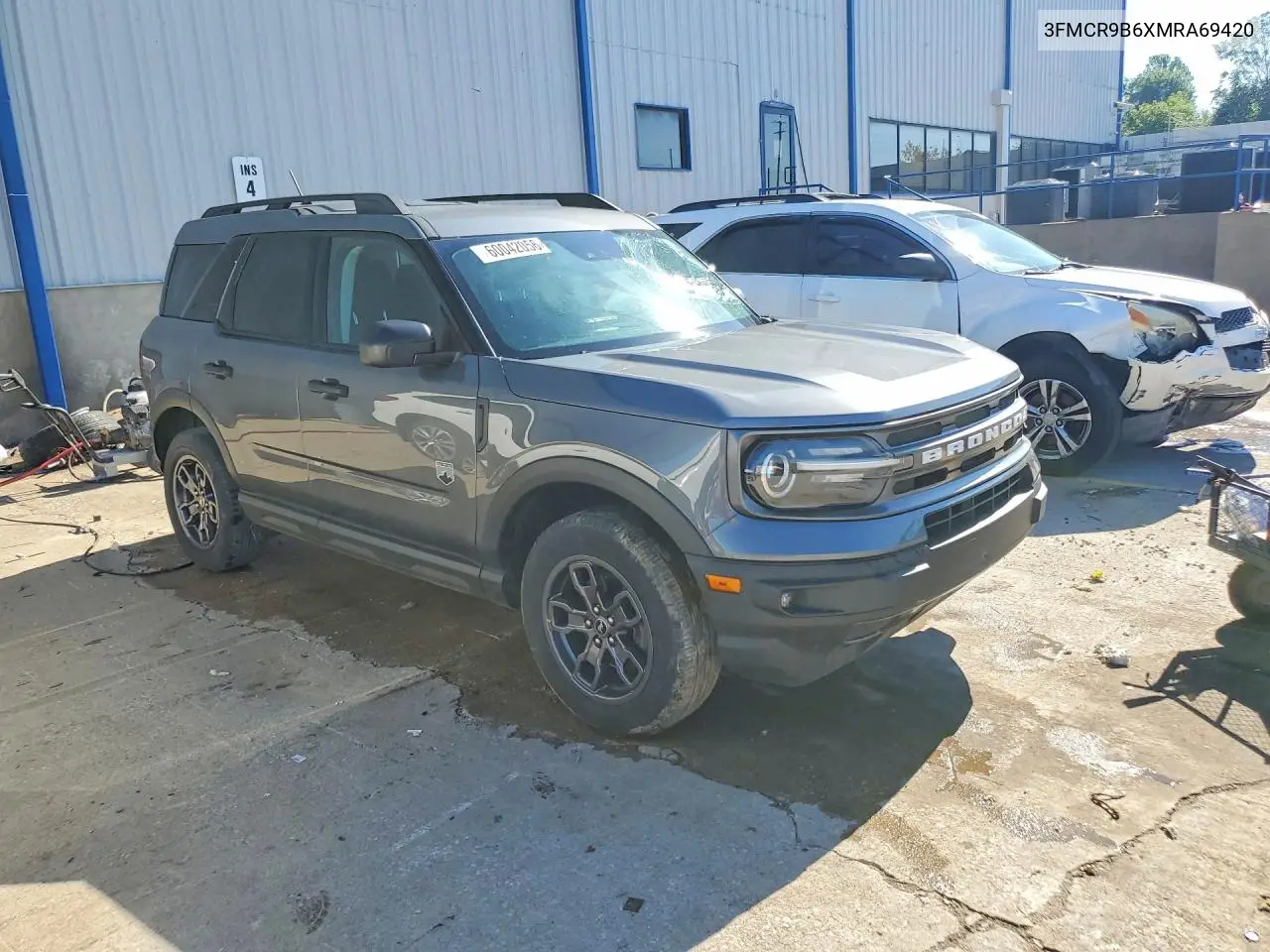 2021 Ford Bronco Sport Big Bend VIN: 3FMCR9B6XMRA69420 Lot: 60042056