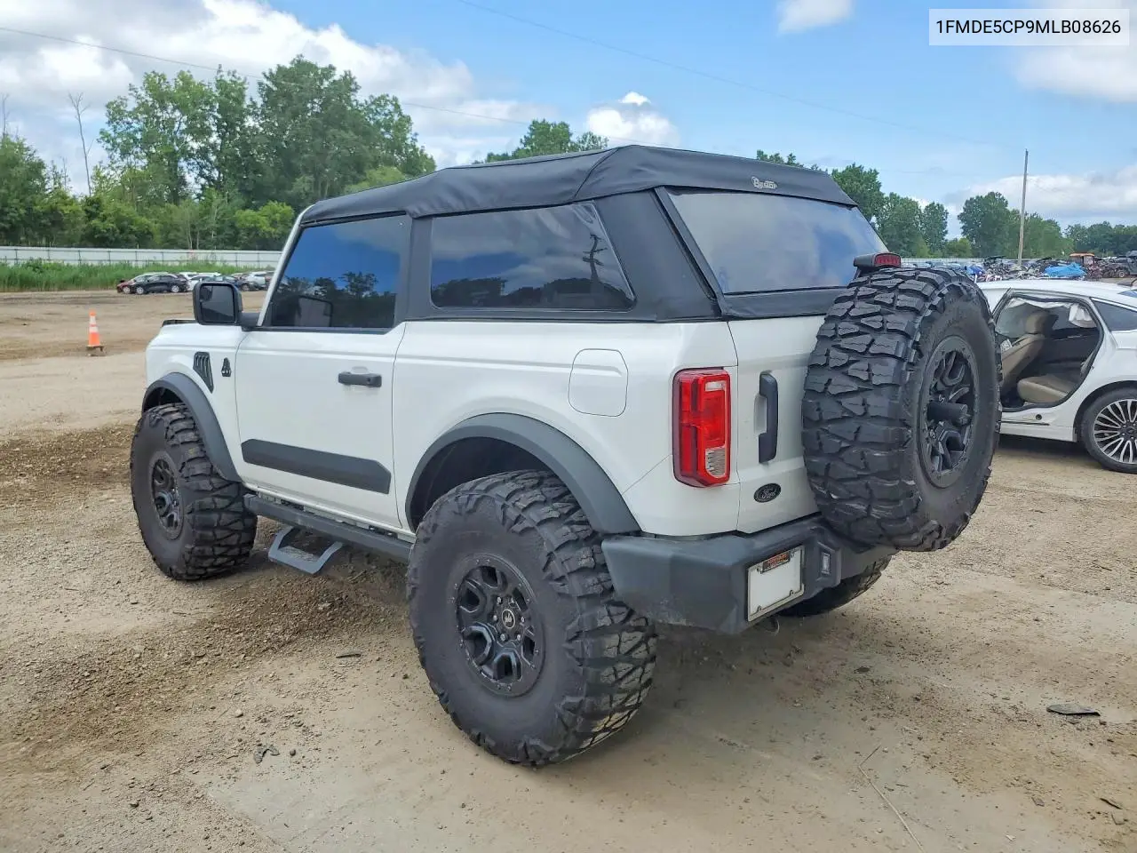 2021 Ford Bronco Base VIN: 1FMDE5CP9MLB08626 Lot: 60241586