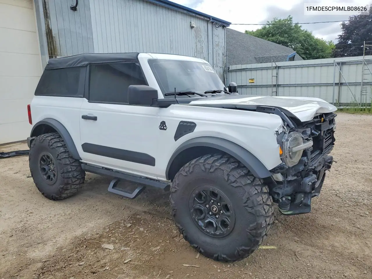 2021 Ford Bronco Base VIN: 1FMDE5CP9MLB08626 Lot: 60241586