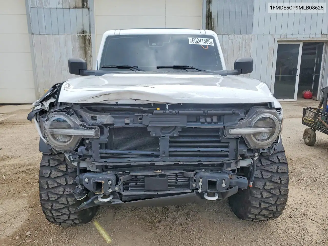 2021 Ford Bronco Base VIN: 1FMDE5CP9MLB08626 Lot: 60241586