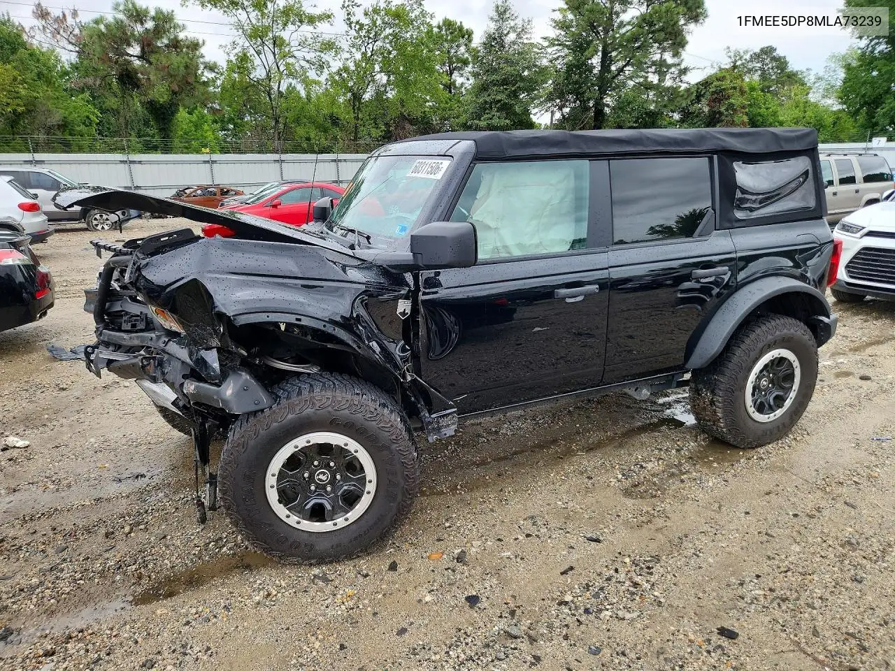 2021 Ford Bronco Base VIN: 1FMEE5DP8MLA73239 Lot: 60311506