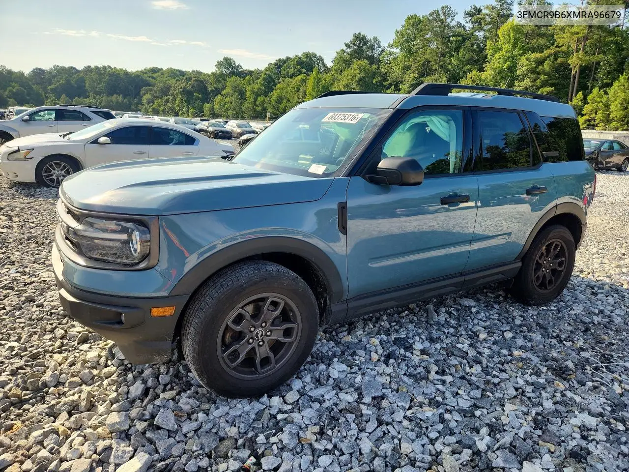 2021 Ford Bronco Sport Big Bend VIN: 3FMCR9B6XMRA96679 Lot: 60375316