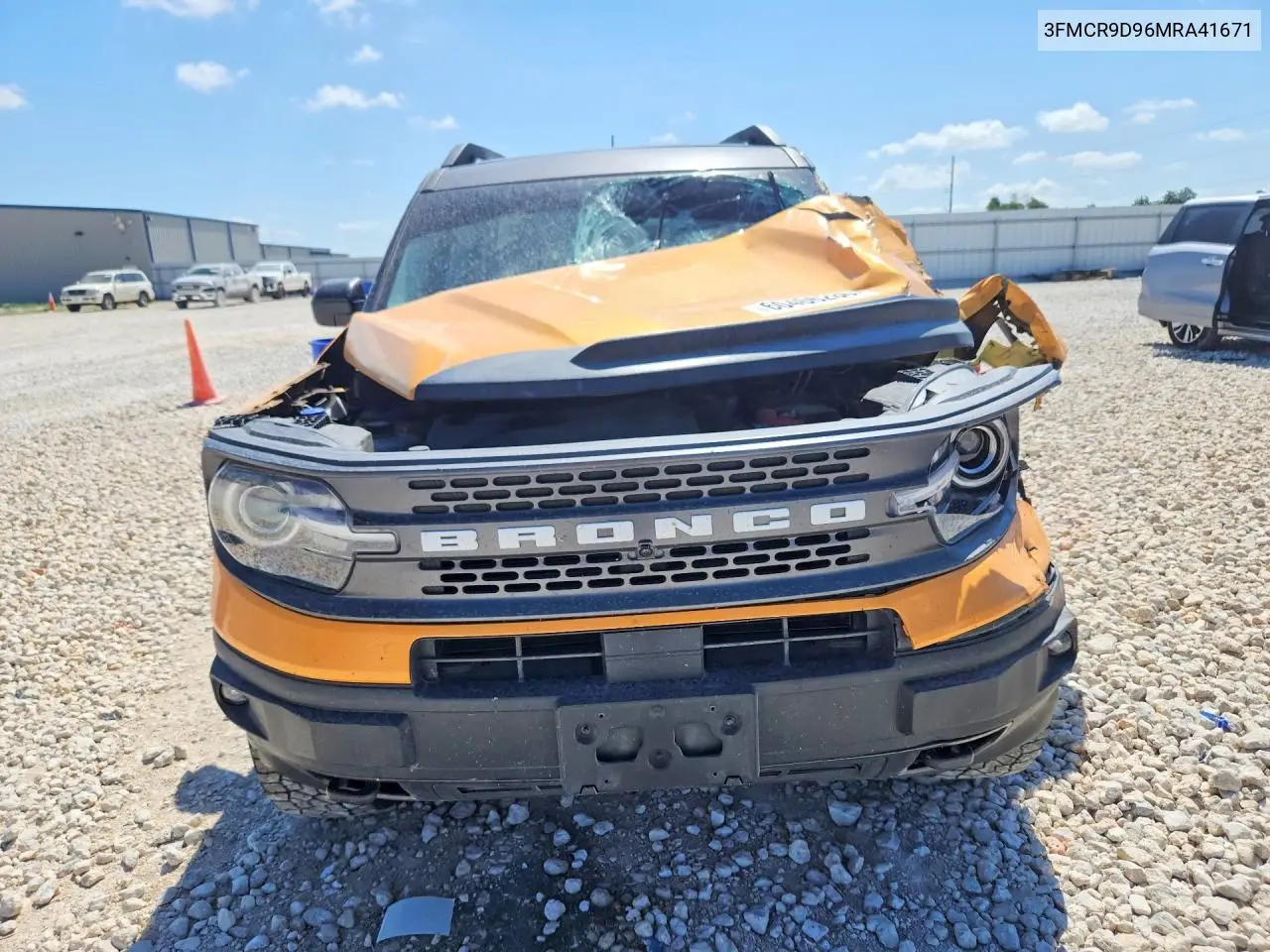 2021 Ford Bronco Sport Badlands VIN: 3FMCR9D96MRA41671 Lot: 60406286