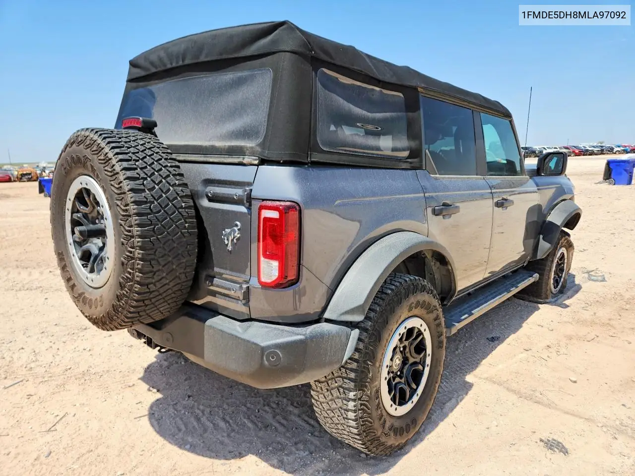2021 Ford Bronco Base VIN: 1FMDE5DH8MLA97092 Lot: 60624786