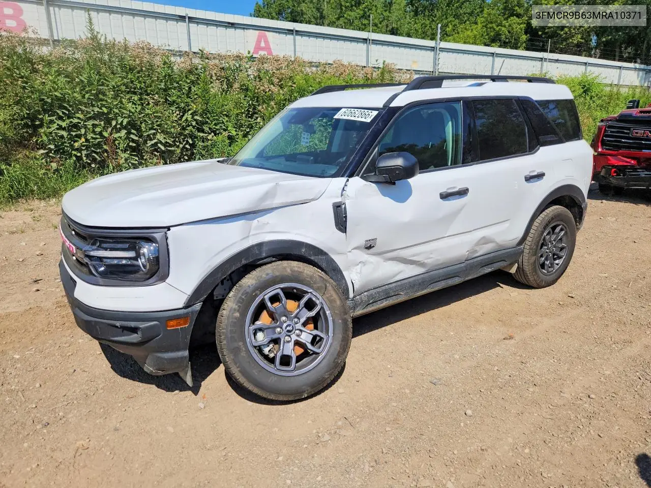 2021 Ford Bronco Sport Big Bend VIN: 3FMCR9B63MRA10371 Lot: 60662866