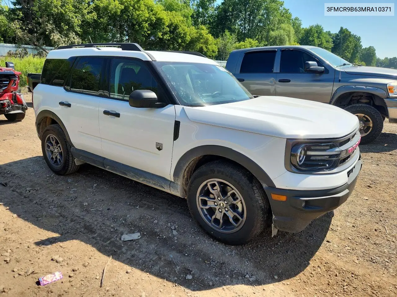 2021 Ford Bronco Sport Big Bend VIN: 3FMCR9B63MRA10371 Lot: 60662866