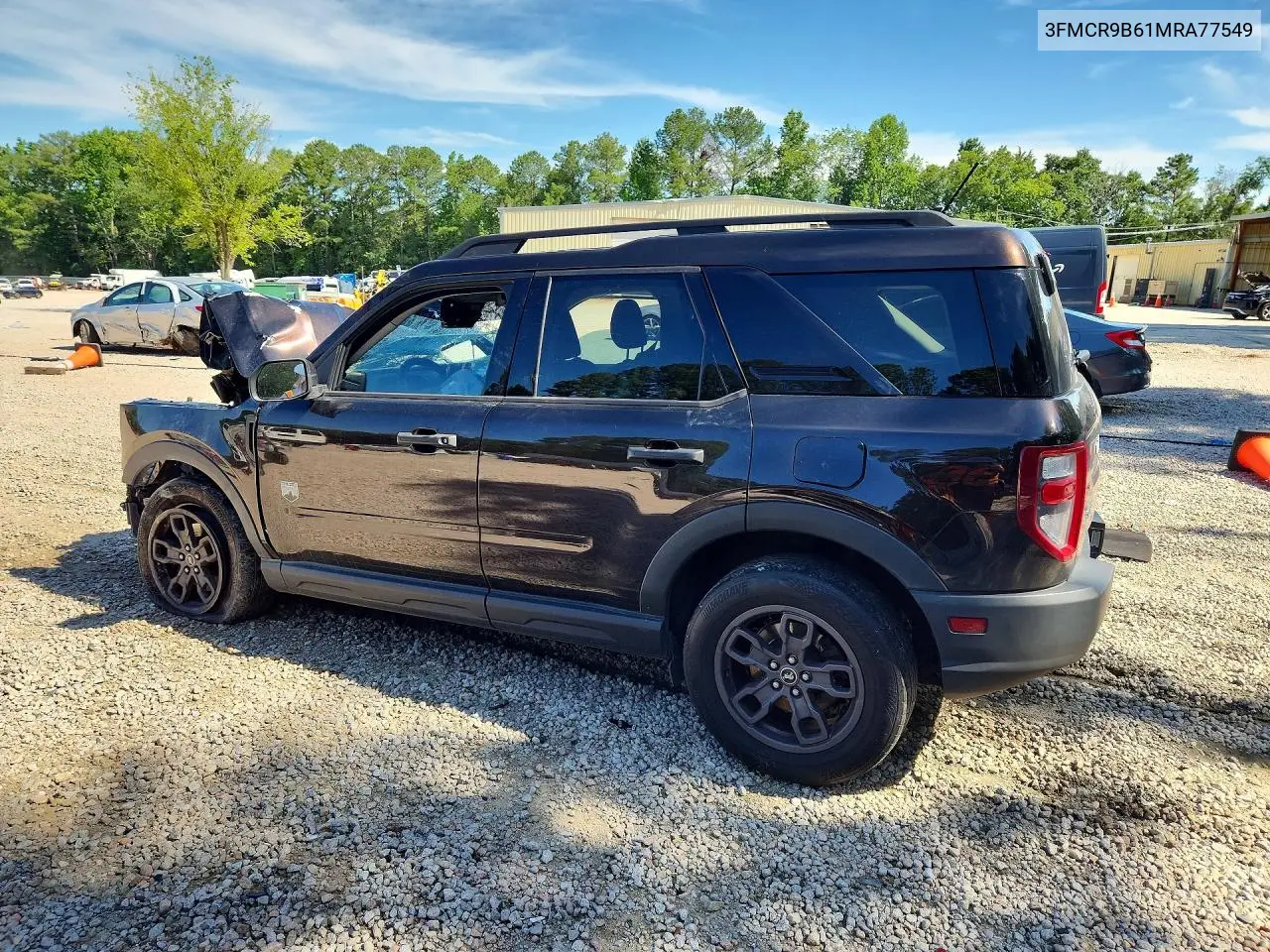 2021 Ford Bronco VIN: 3FMCR9B61MRA77549 Lot: 61091886