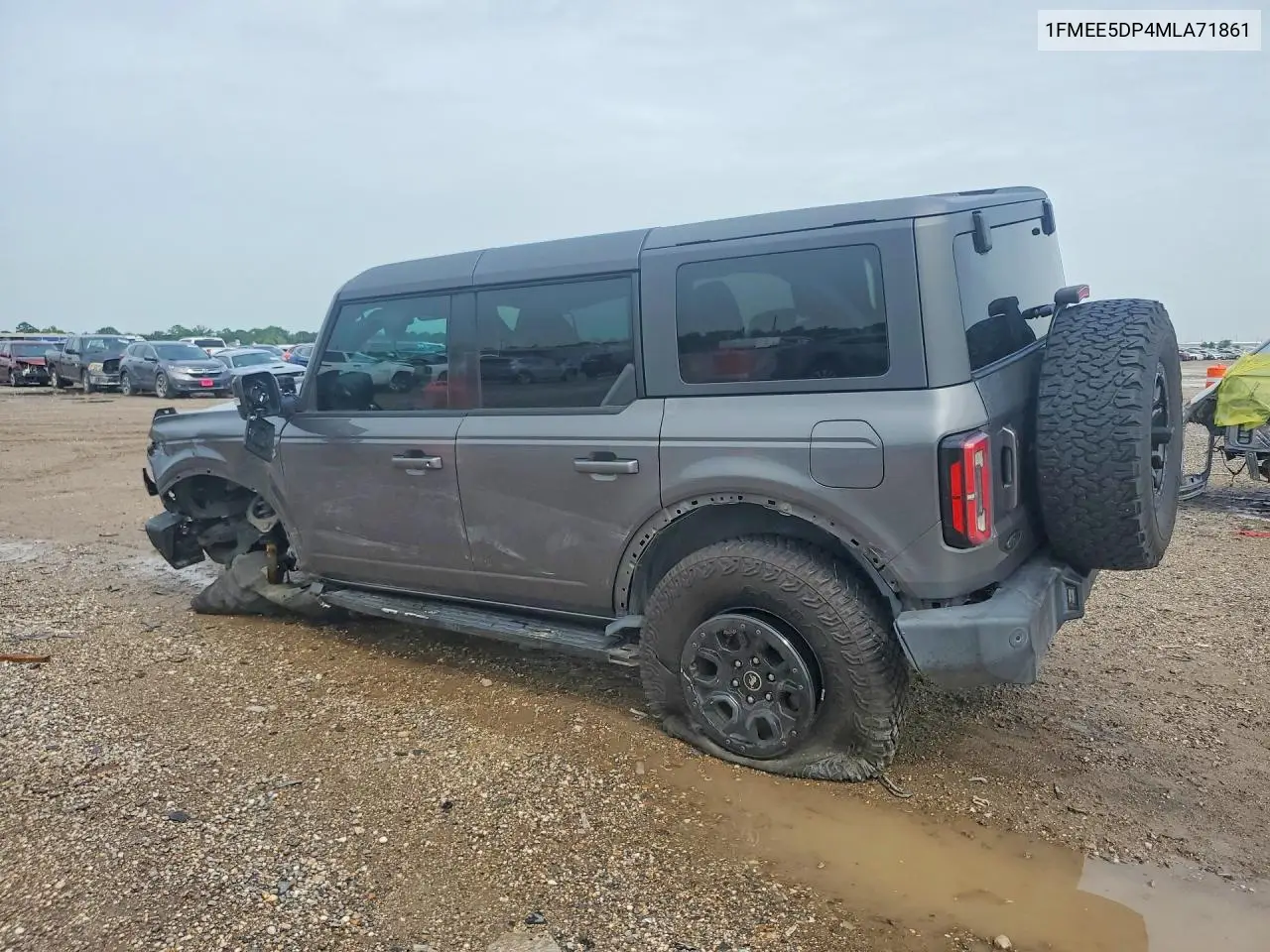 2021 Ford Bronco VIN: 1FMEE5DP4MLA71861 Lot: 61182536