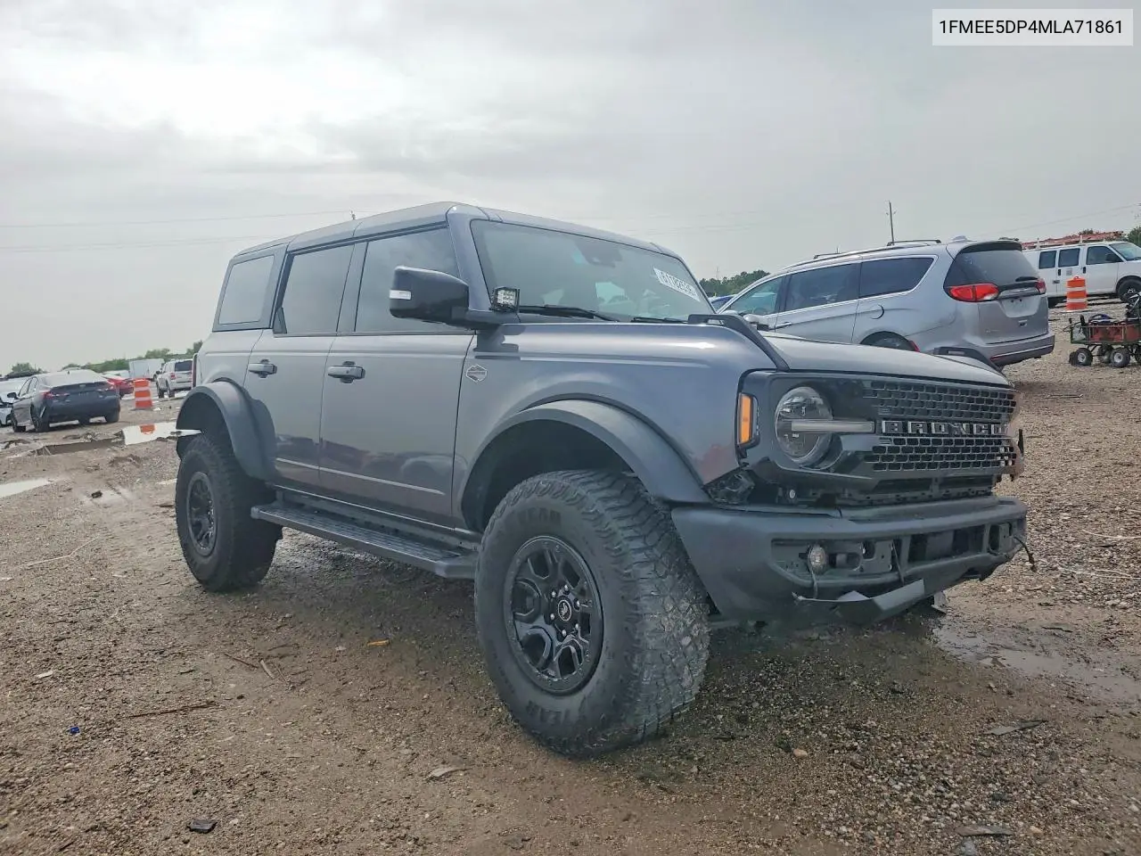2021 Ford Bronco VIN: 1FMEE5DP4MLA71861 Lot: 61182536