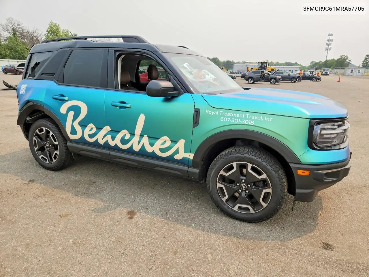 2021 Ford Bronco Sport Outer Banks VIN: 3FMCR9C61MRA57705 Lot: 61386416