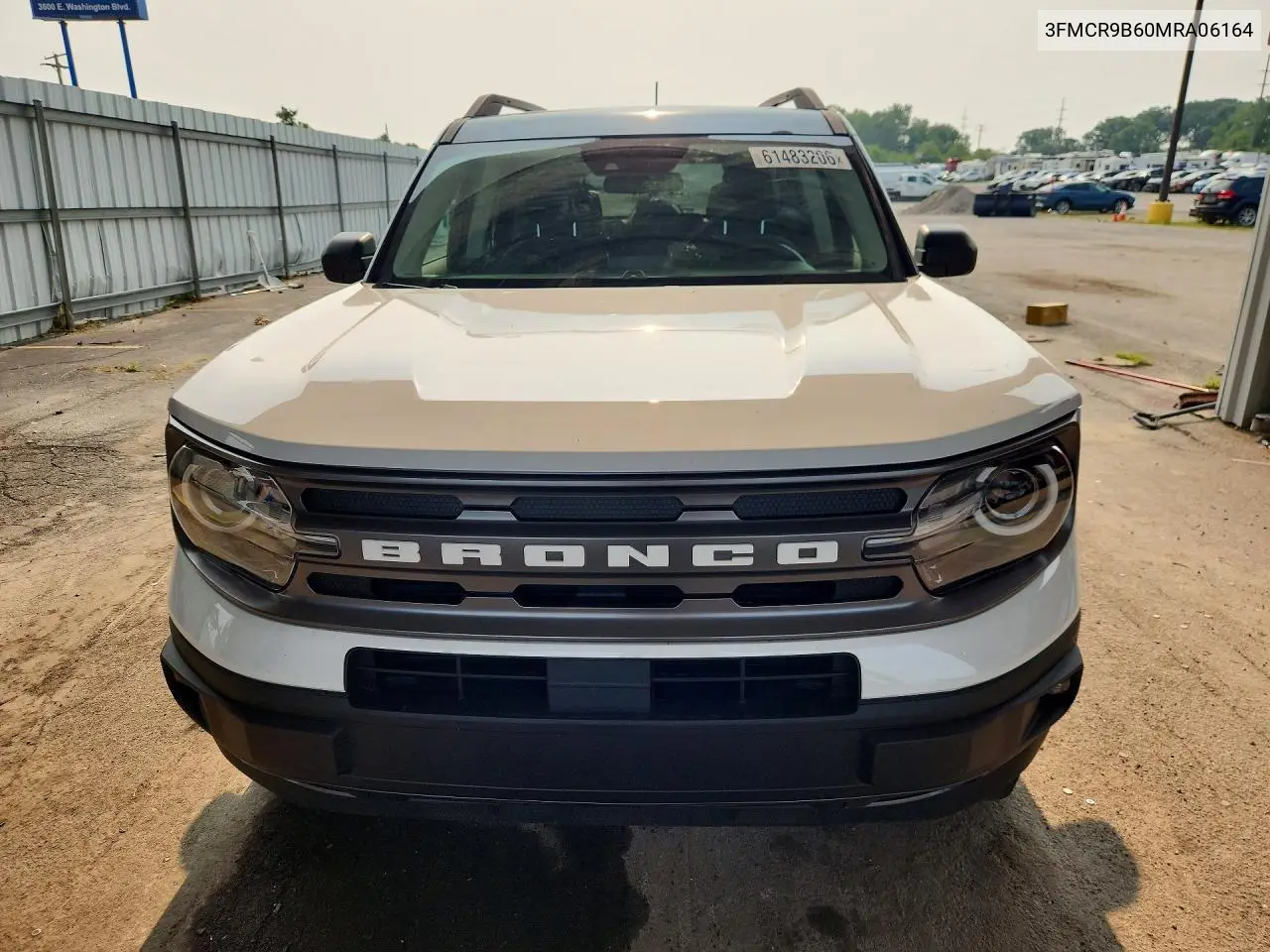 2021 Ford Bronco Sport Big Bend VIN: 3FMCR9B60MRA06164 Lot: 61483206
