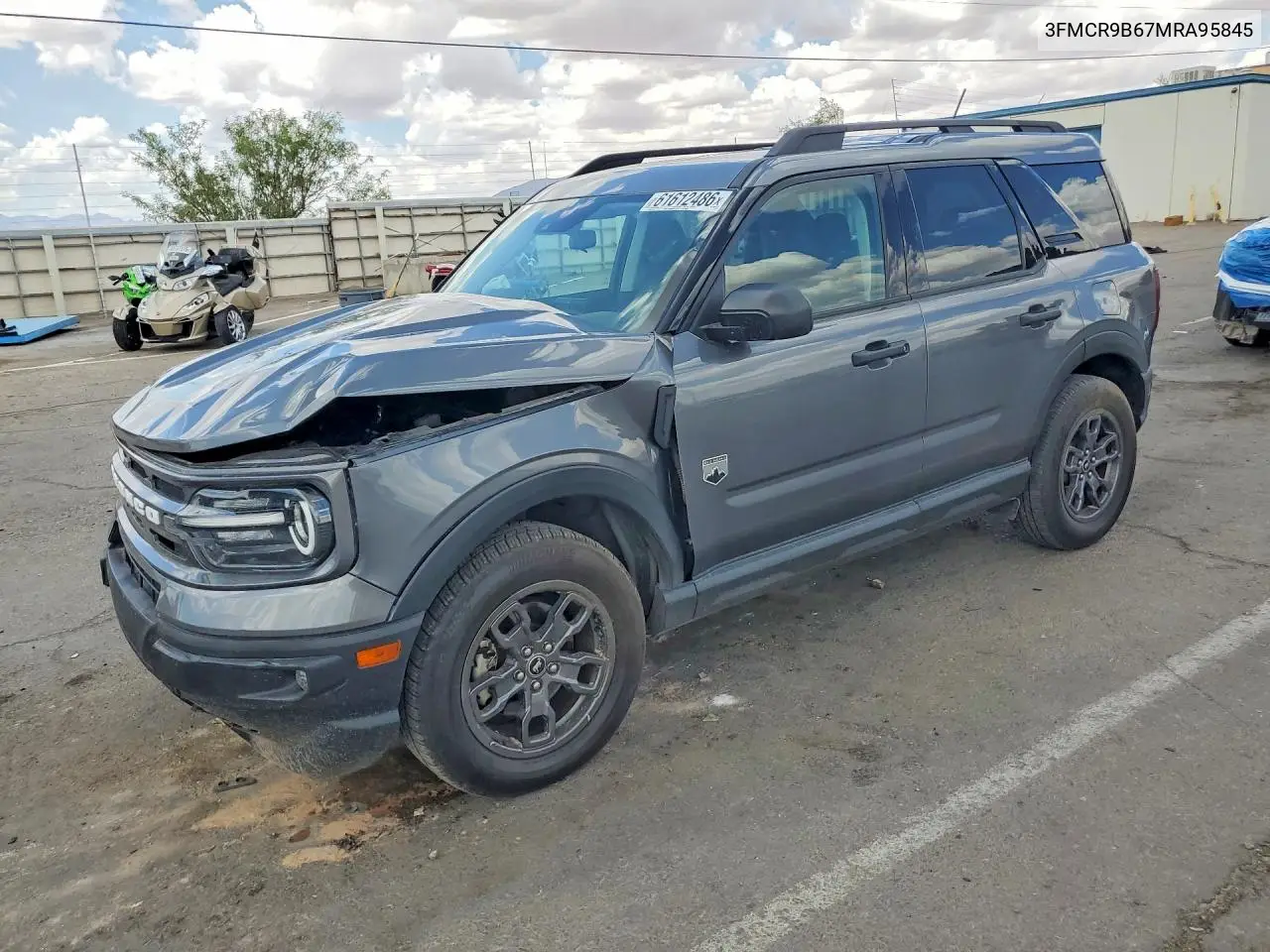 2021 Ford Bronco Sport Big Bend VIN: 3FMCR9B67MRA95845 Lot: 61612486