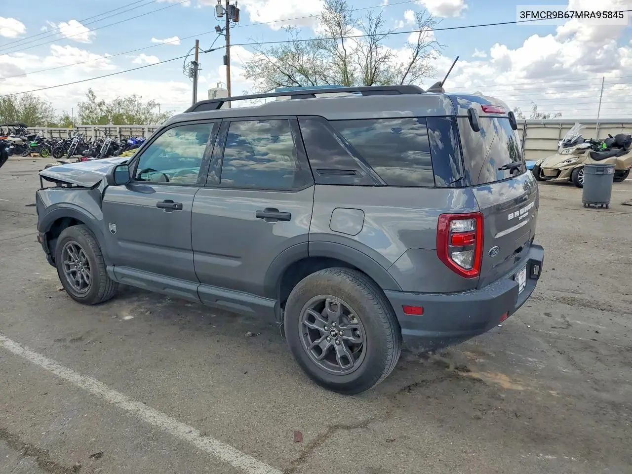 2021 Ford Bronco Sport Big Bend VIN: 3FMCR9B67MRA95845 Lot: 61612486