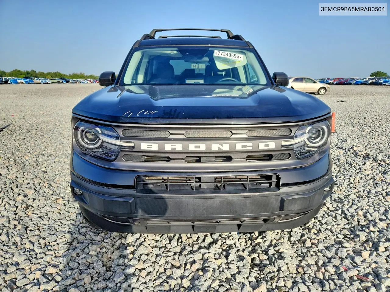 2021 Ford Bronco Sport Big Bend VIN: 3FMCR9B65MRA80504 Lot: 77249895