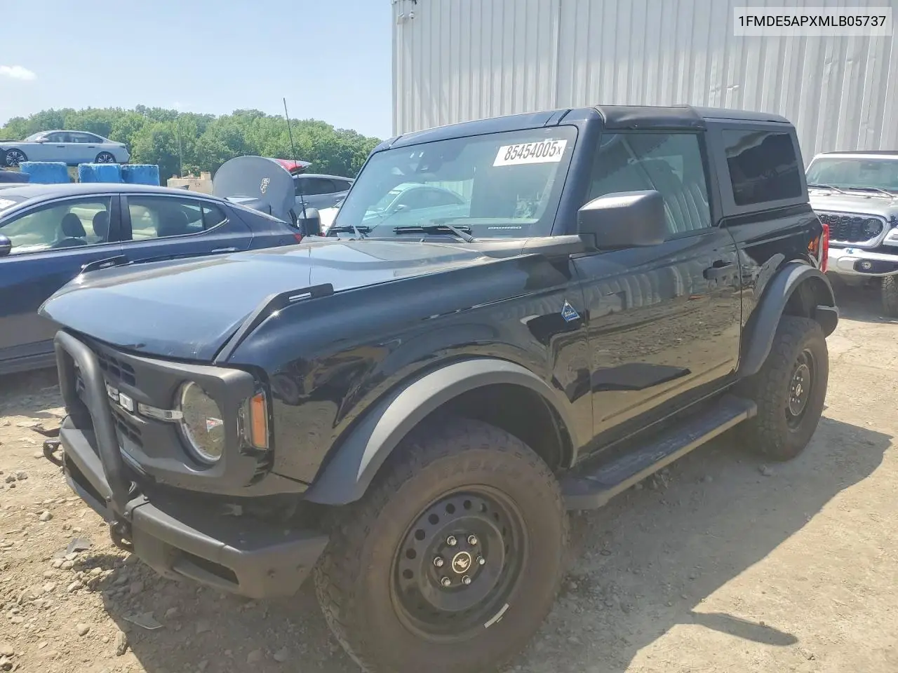 2021 Ford Bronco Base VIN: 1FMDE5APXMLB05737 Lot: 85454005